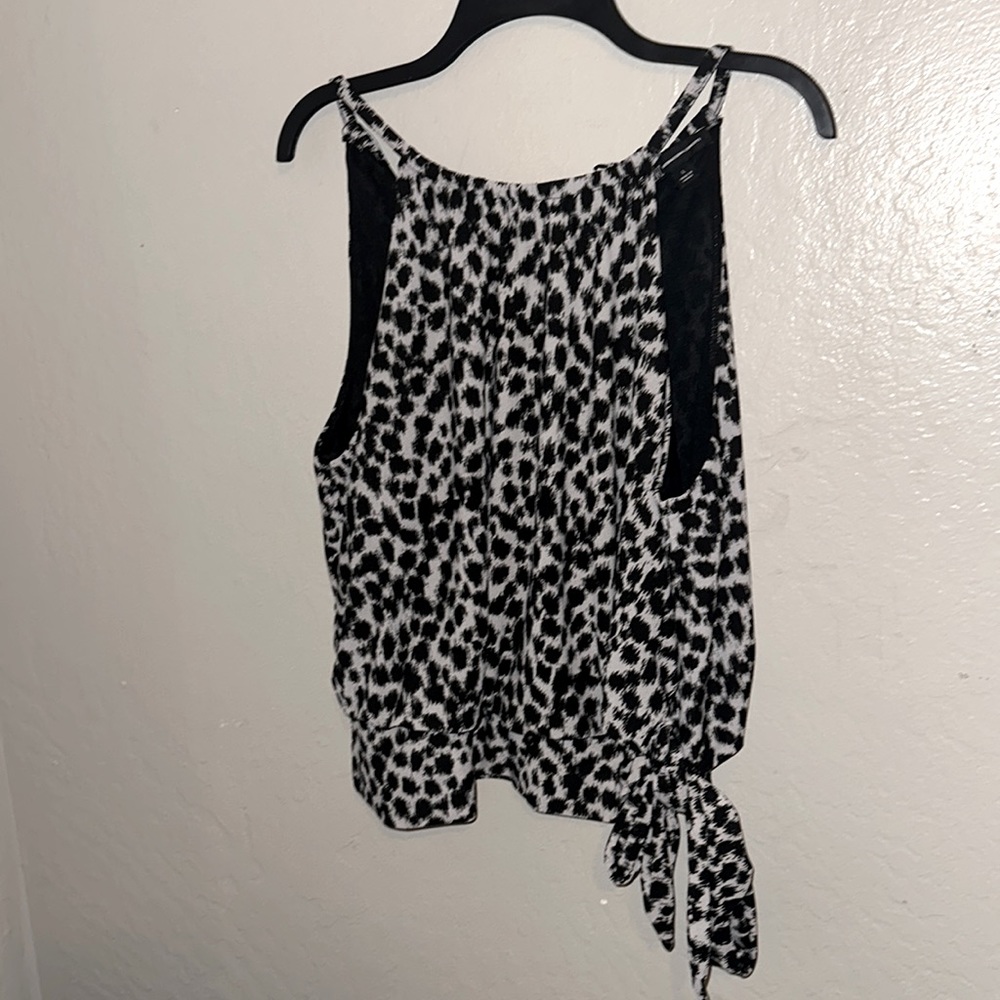 INC Animal-Print Side-Tie Halter Top, Created for Macy's